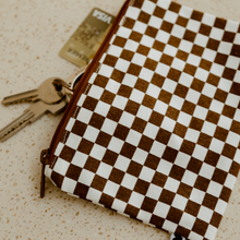 Porte-monnaie - Marron damier