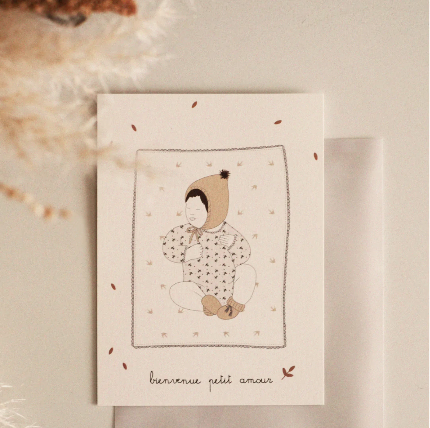 Carte - Bienvenue petit amour