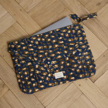 Pochette ordinateur 13' - Léopard navy
