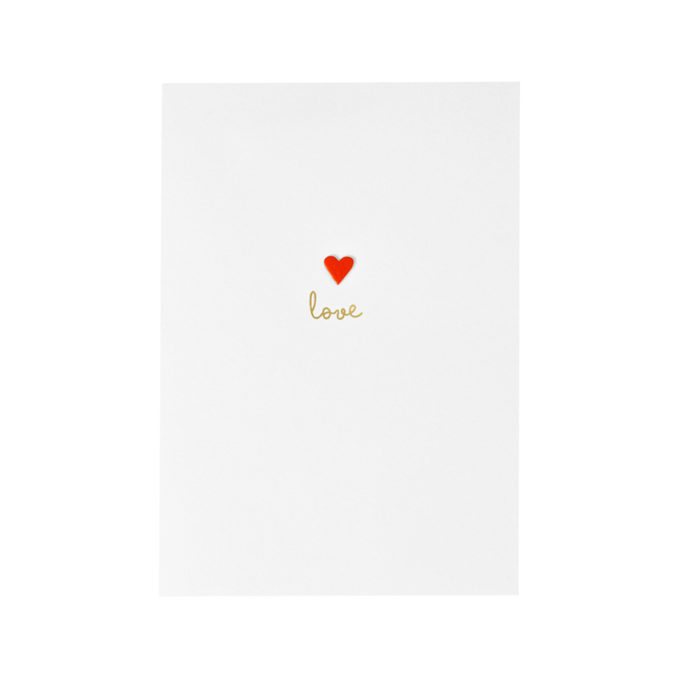 Carte love - petit coeur
