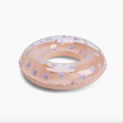 Bouée 55 cm Ø - Beige / mûres lilas