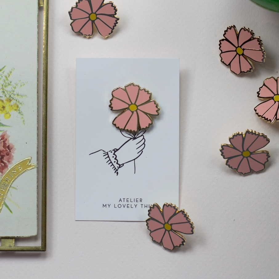 Pin's - Fleur cosmos