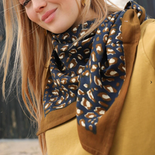 Foulard - Léopard Navy