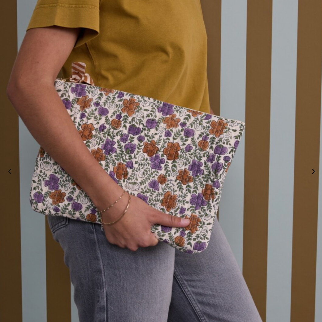 Pochette ordinateur 13' - Ellis Violette