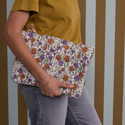 Pochette ordinateur 13' - Ellis Violette