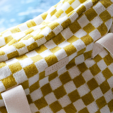 Sac weekend - Damier ocre