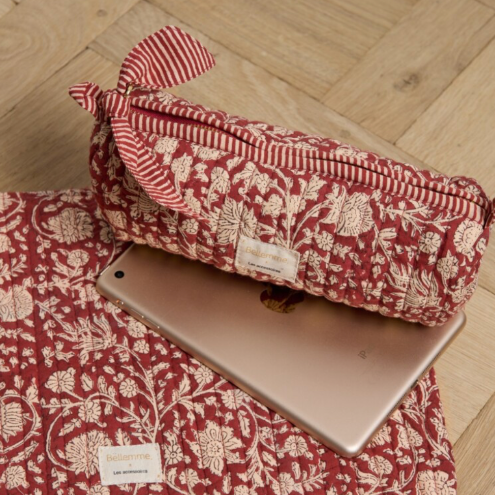 Trousse d'écolier - Anjali cerise