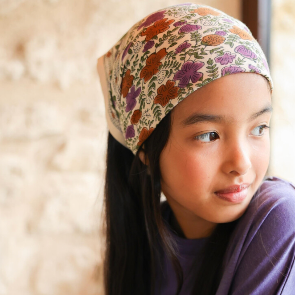 Petit foulard - Ellis violette