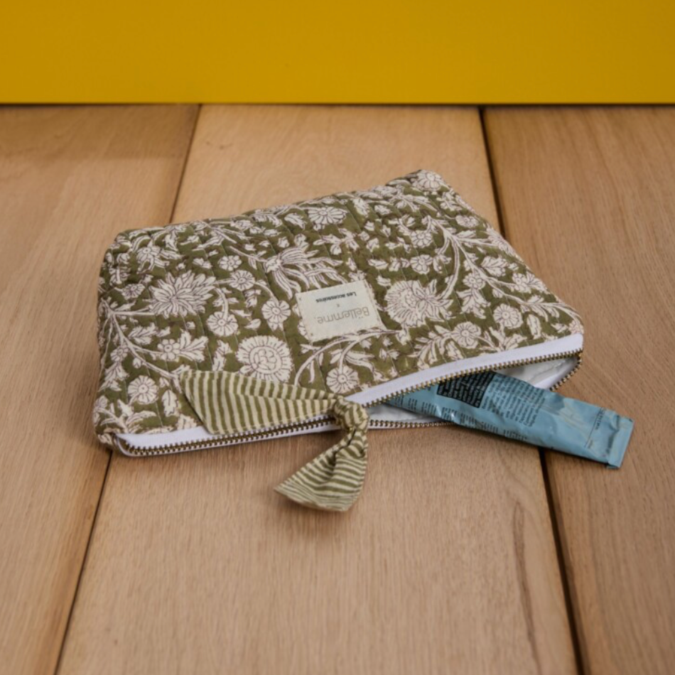 Trousse à maquillage - Anjali kaki