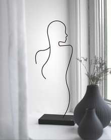 Profil femme - noir