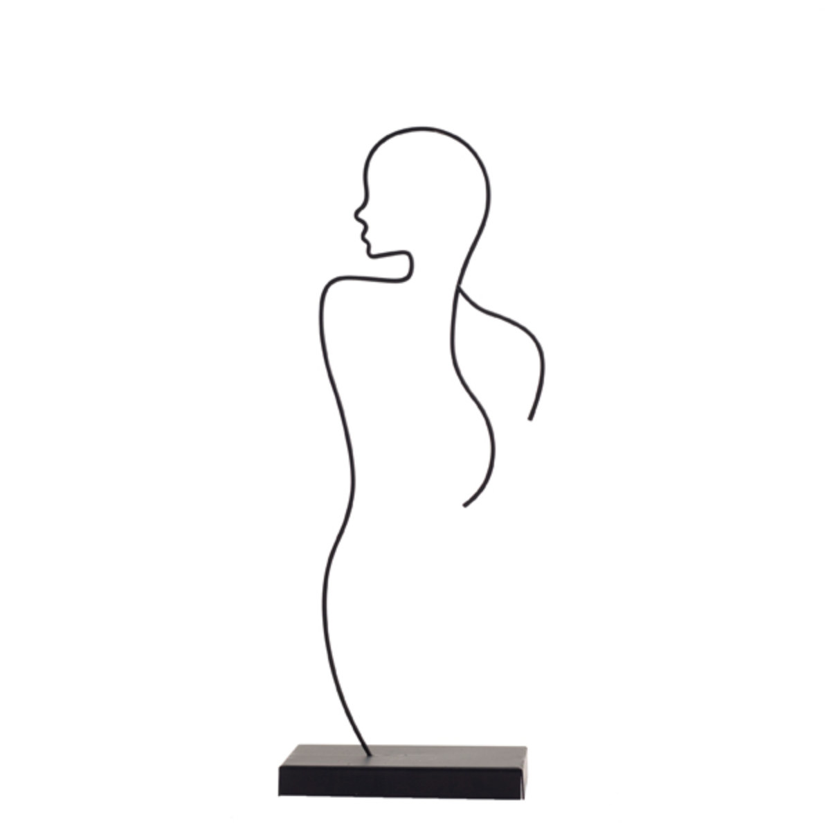 Profil femme - noir