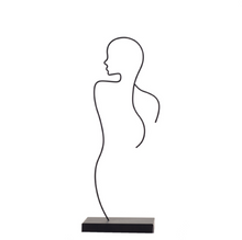 Profil femme - noir