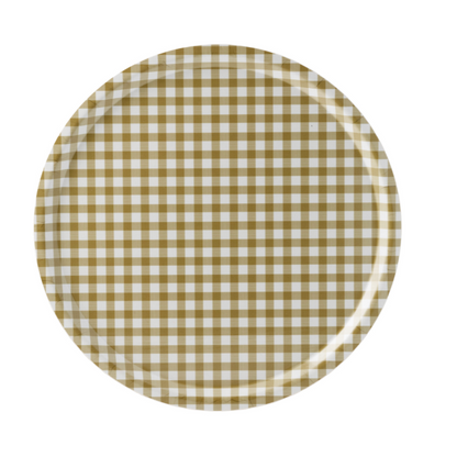 Plateau vichy - Vert olive