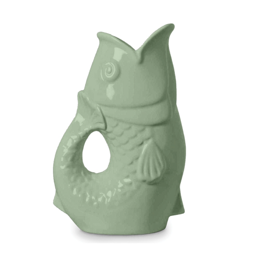 Vase pichet poisson - Vert matcha GM