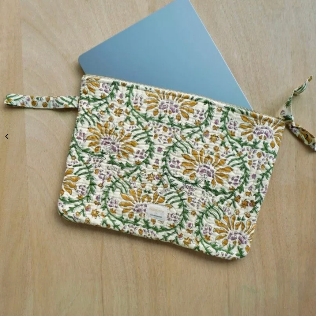 Pochette ordinateur 13' - Caramel beurre salé