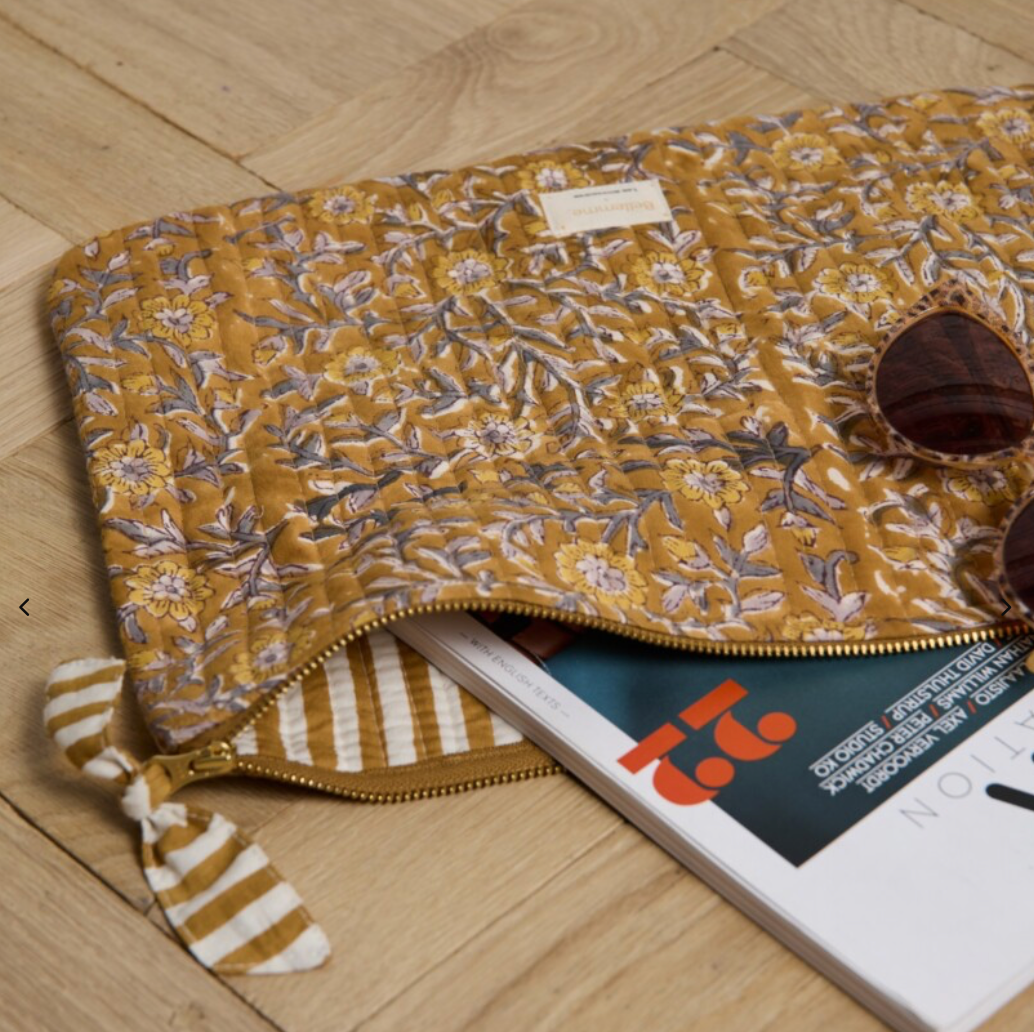 Pochette ordinateur 13' - Scarlett gold