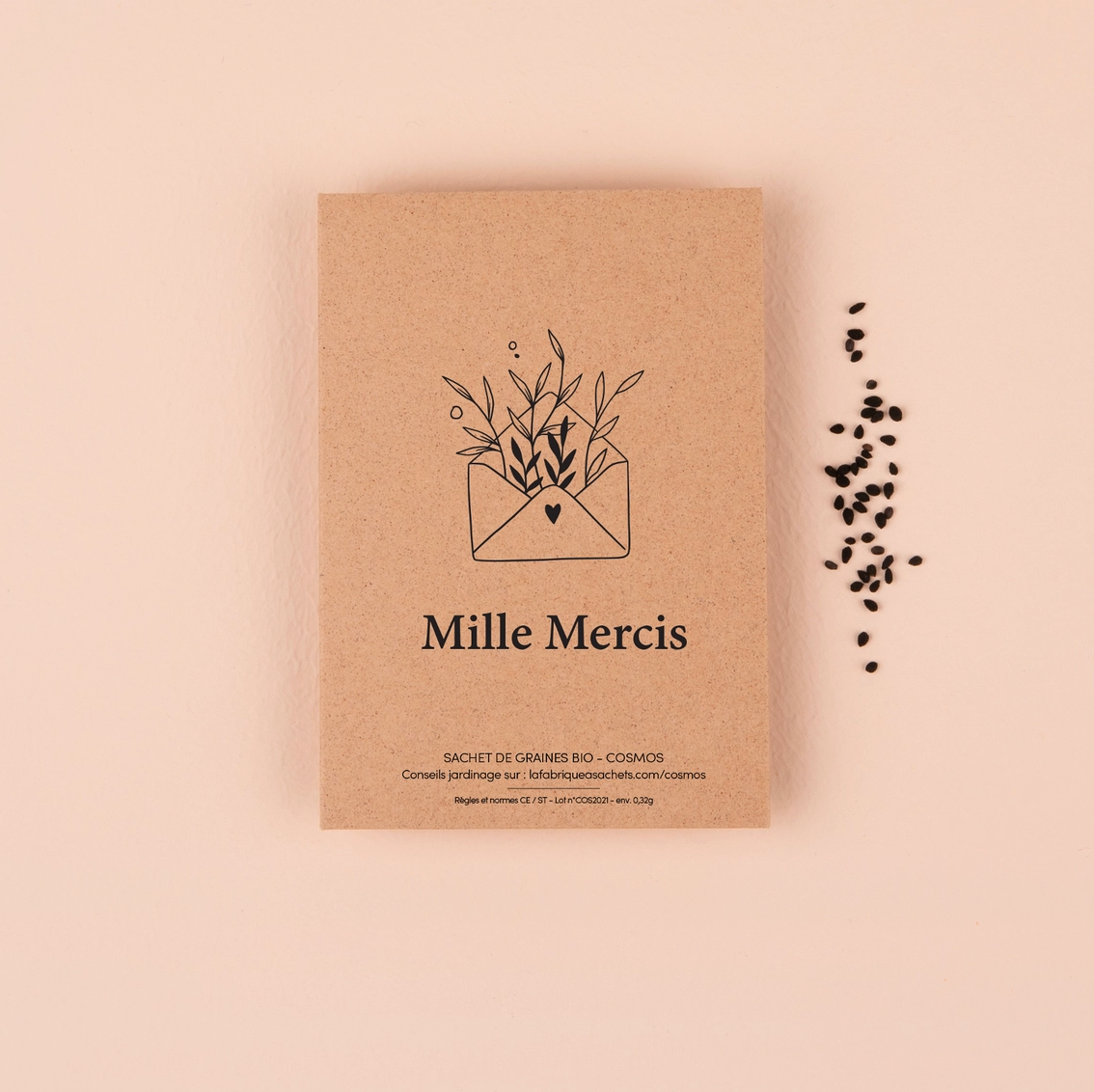 Sachet de graines - Mille mercis