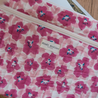Pochette ordinateur 13' - IMPRIME POSY DAHLIA