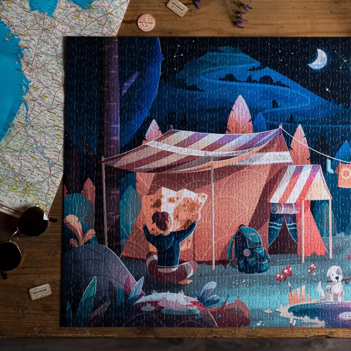 Puzzle GM - Camping under the stars