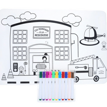 Kit de Coloriage silicone - Pompier