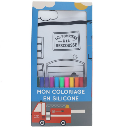 Kit de Coloriage silicone - Pompier