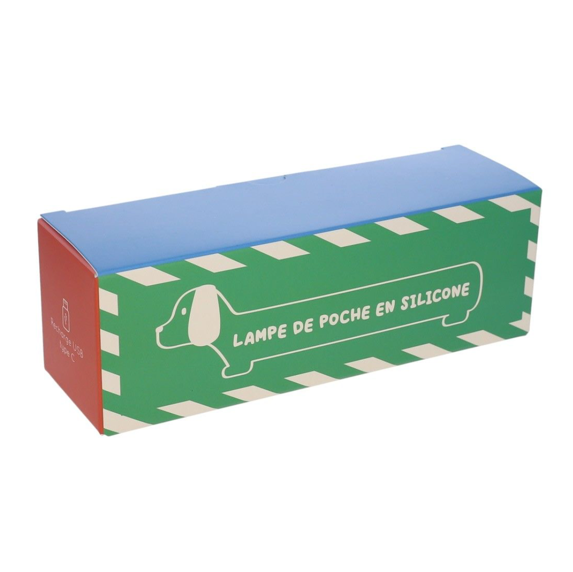 Lampe de poche - Chien vert