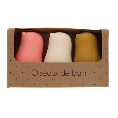 Jeu de bain en silicone - Oiseaux