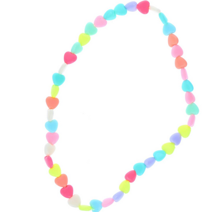 Collier enfant - Coeurs multi