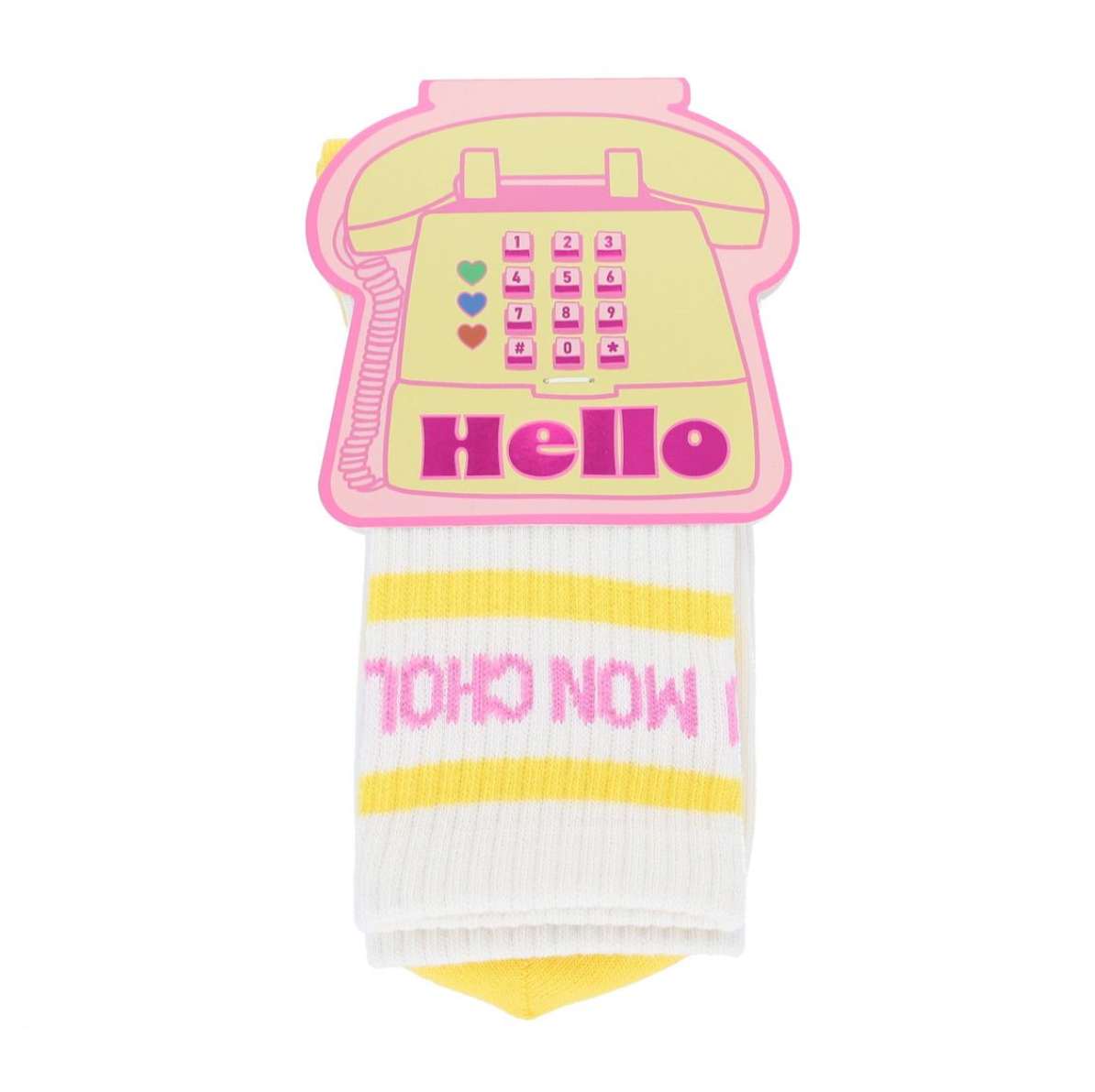 Chaussettes à message - Mon chou