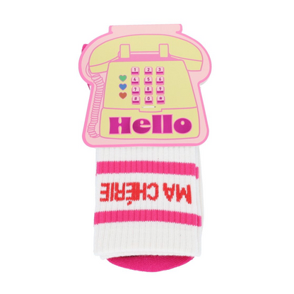 Chaussettes à message - Ma chérie