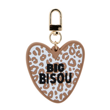 Porte-clés léopard blanc - Big Bisou