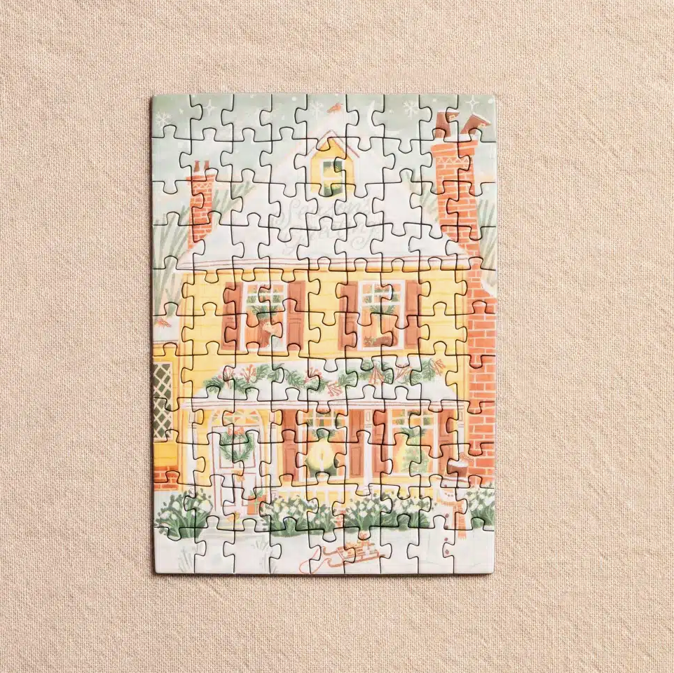Mini puzzle La pauz - Vintage Christmas