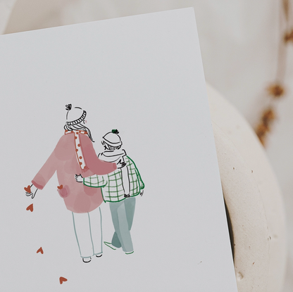 Carte - Simple chemin de coeurs