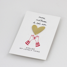 Pin's - Merci maîtresse de tout mon coeur