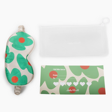 Masque pour les yeux - Fleur vert