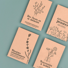 Sachet de graines - Des fleurs en sa mémoire