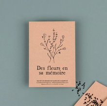 Sachet de graines - Des fleurs en sa mémoire