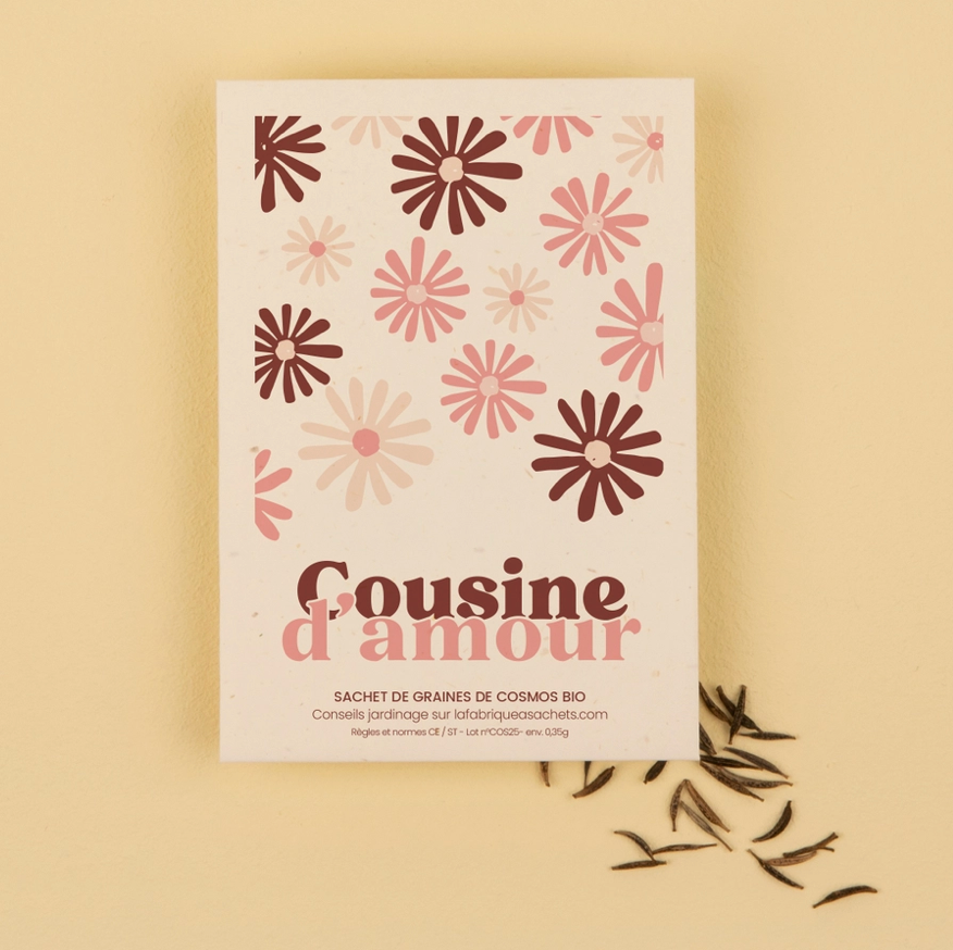 Sachet de graines - Cousine d'amour