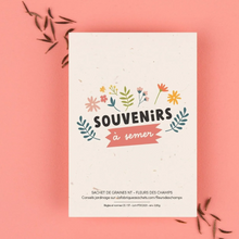 Sachet de graines - Souvenirs à semer Fleurs des champs