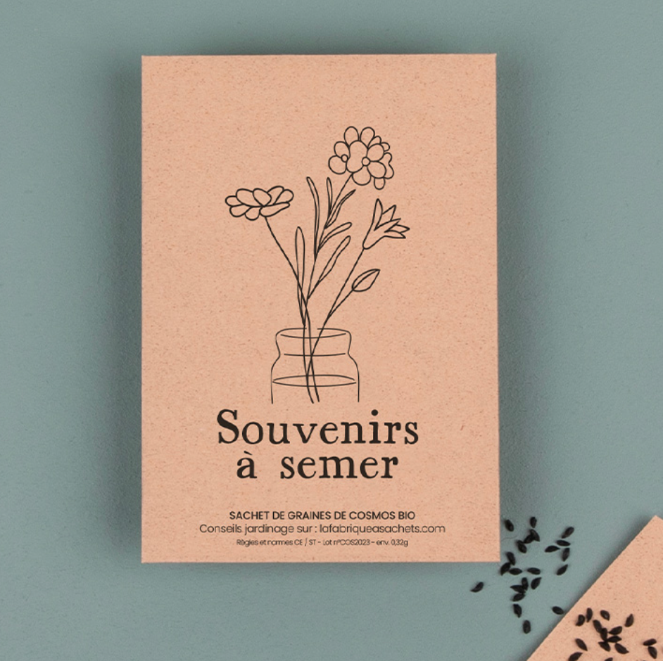 Sachet de graines - Souvenirs à semer Marron