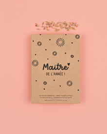 Sachet de graines - Maître de l'année