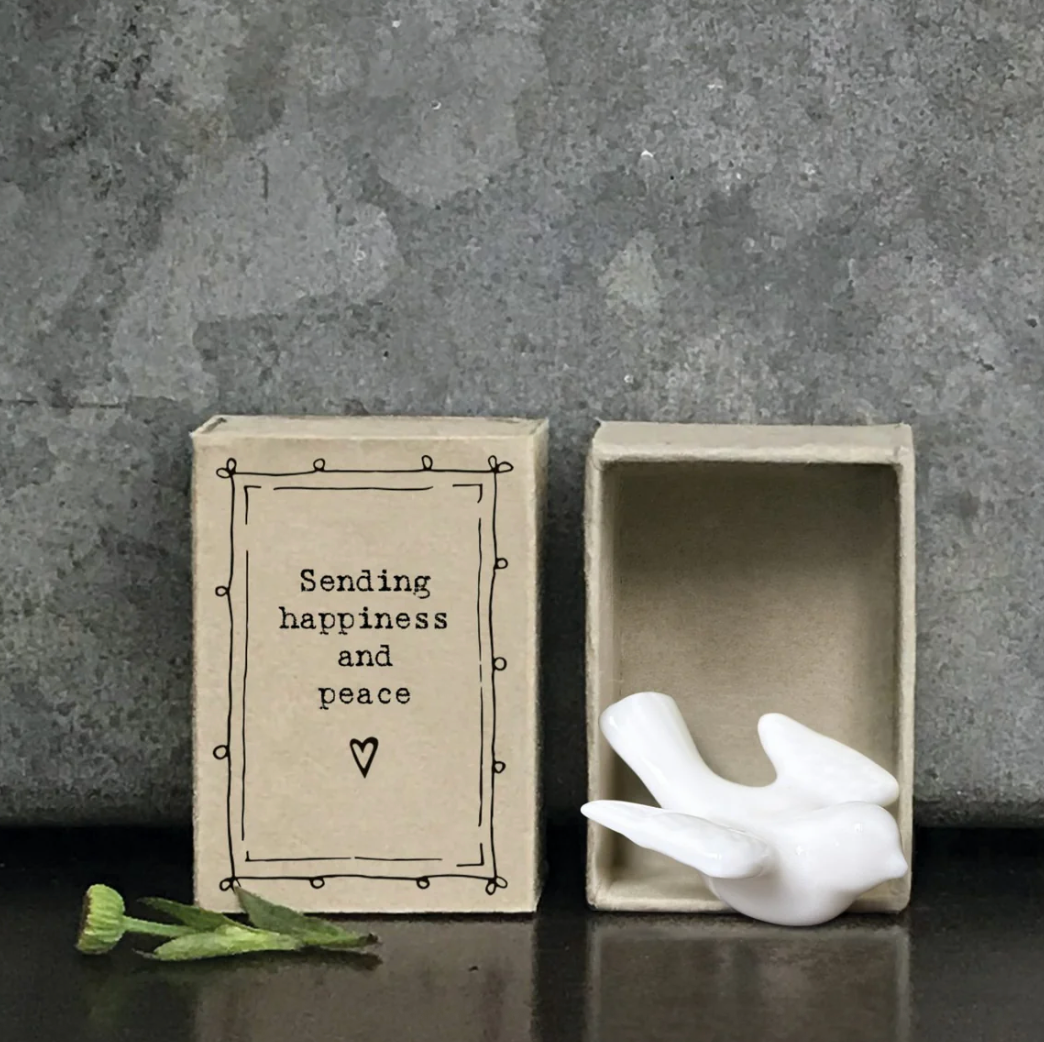 Mini boîte colombe - Sending happiness and peace