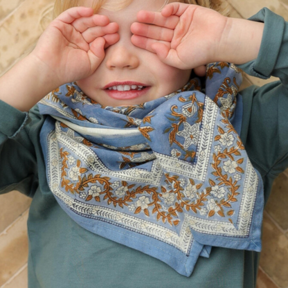 Foulard - Jasmine Bleu Orage