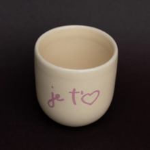 Mug jaune beurre - Je t'aime