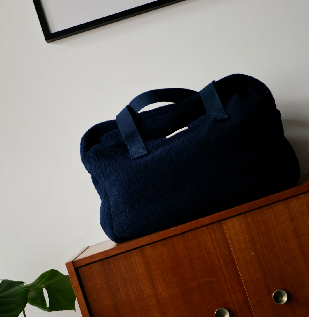 Sac weekend - Sherpa bleu