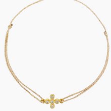 Bracelet fil lurex - Marie croix