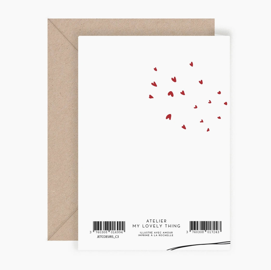 Carte - Explosion de coeurs
