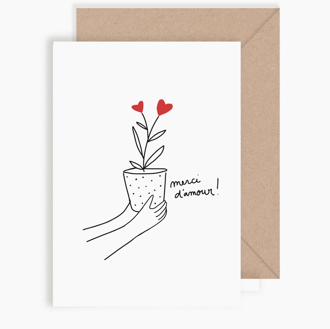 Carte - Plante merci d'amour