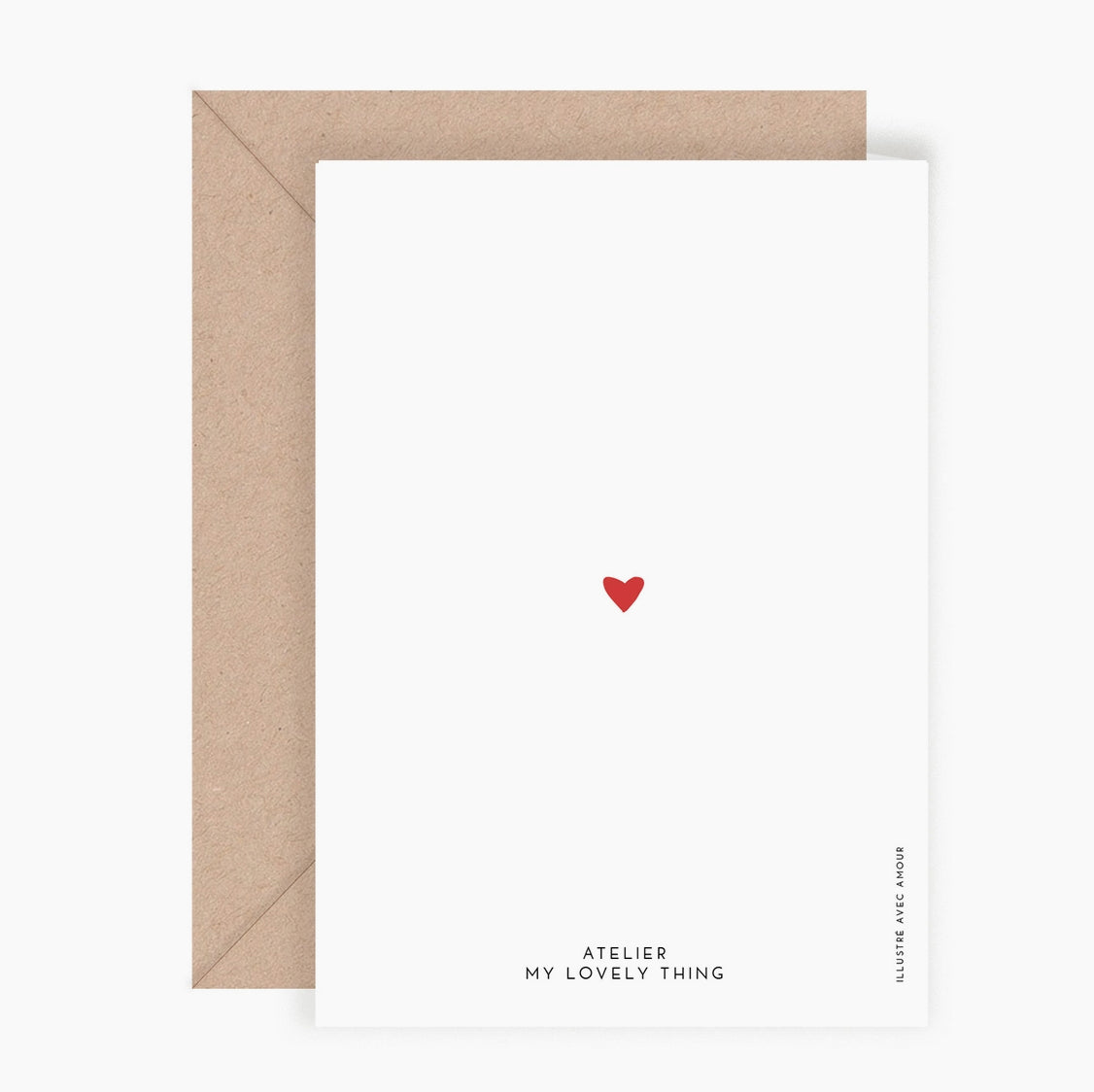 Carte - Coeur serre-moi fort