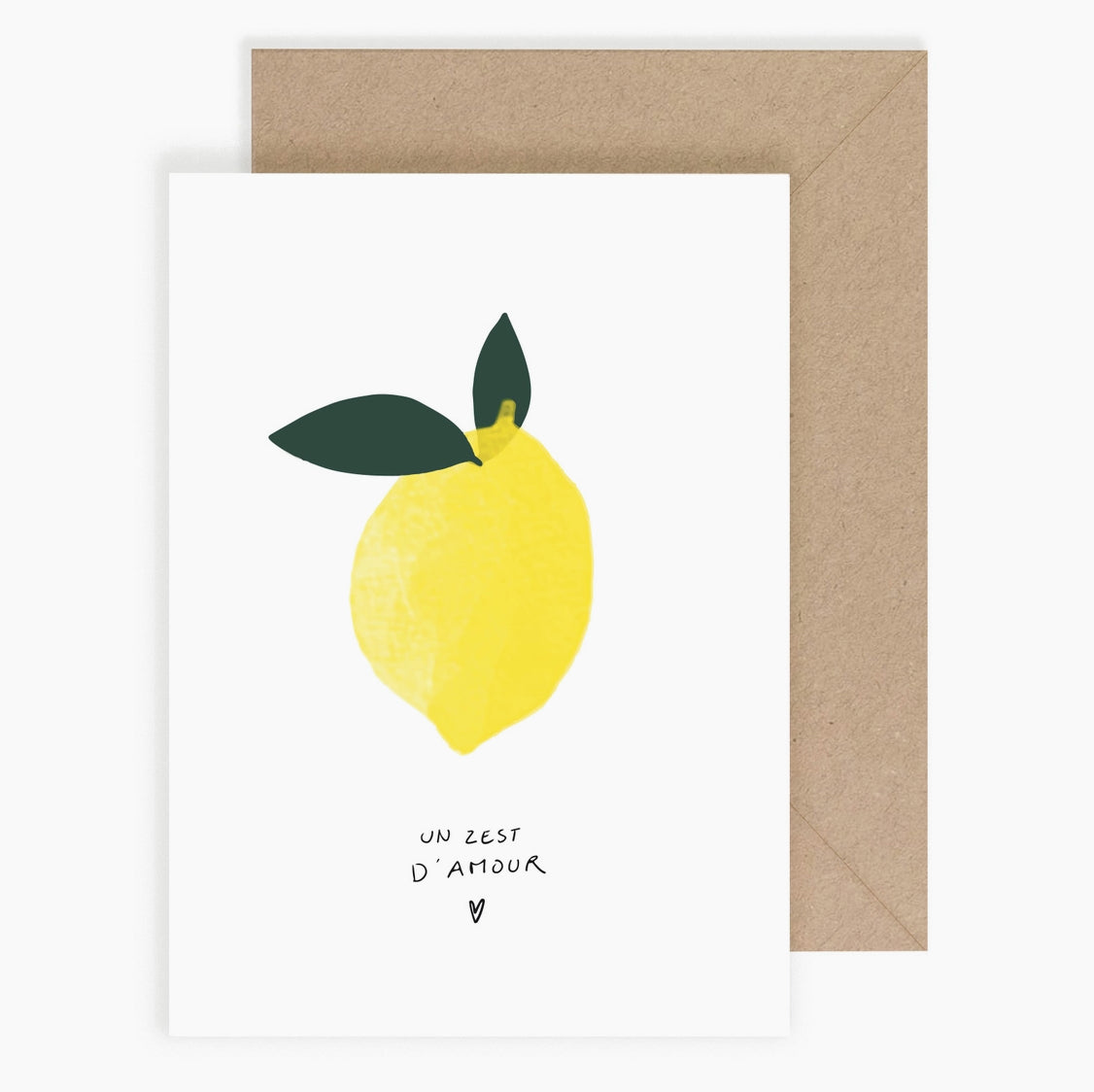 Carte - Citron zeste d'amour